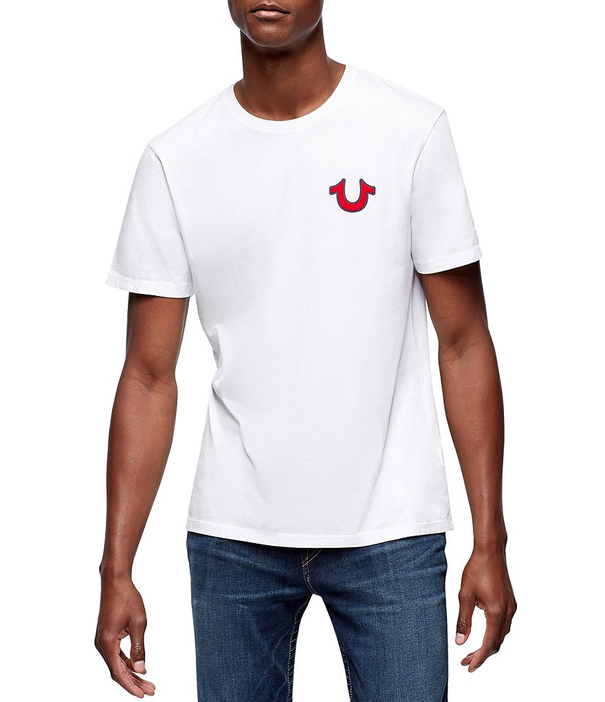 True Religion Buddha Logo Crew Neck Short-Sleeve Graphic T-Shirt