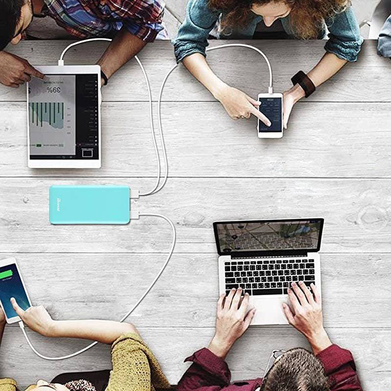 Portable Charger 30000mAh, (Huge Capacity)(Flashlight)(Outdoor) 5.6A Output External Battery Pack, 4A Input High-Speed Charging Technology, Power Bank Compatible with iPhone iPad Samsung-Black