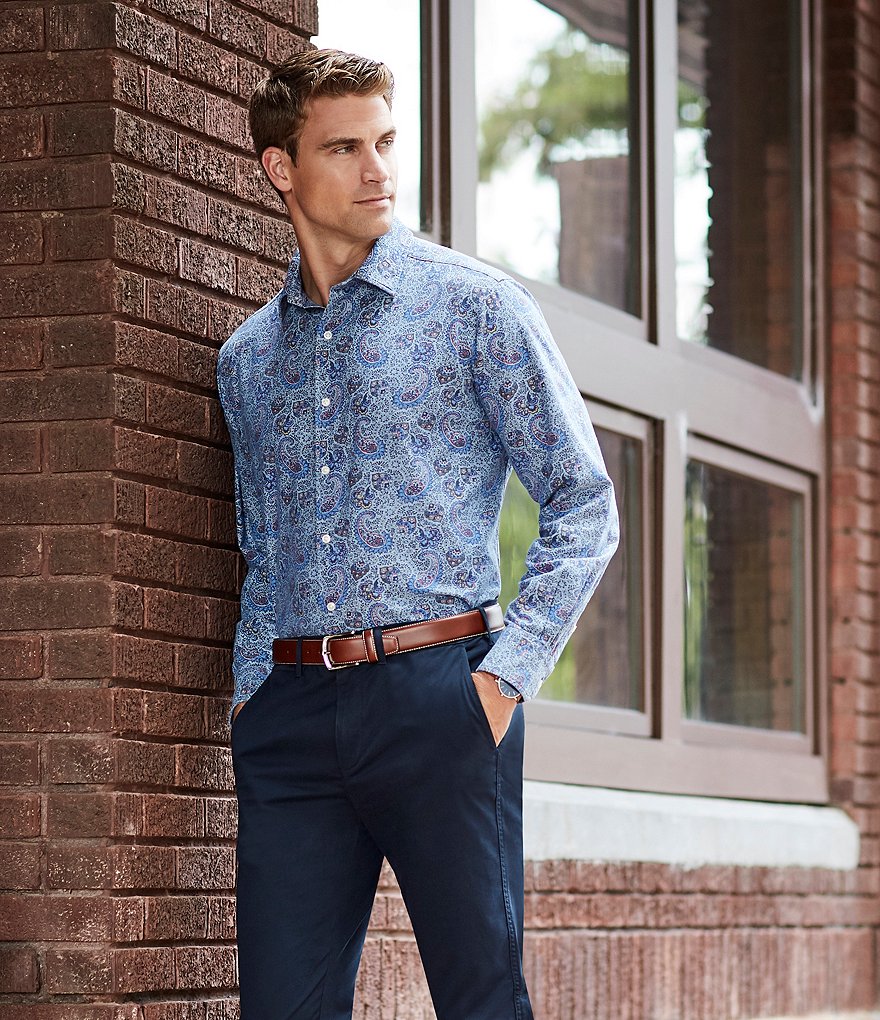 Daniel Cremieux Glazed Leather Belt