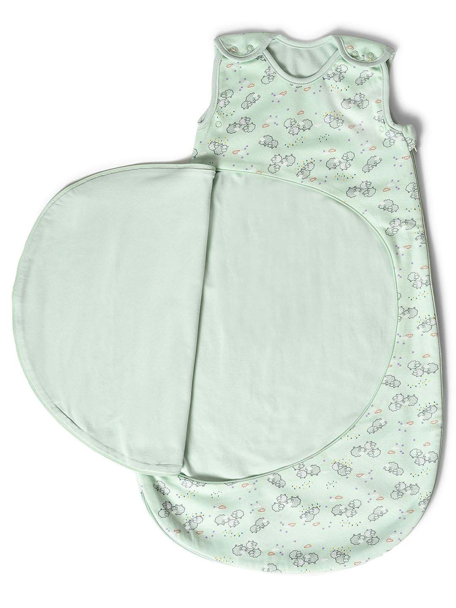 MiArcus Frosty'z Green Cotton 40 TC Baby Sleeping Bag