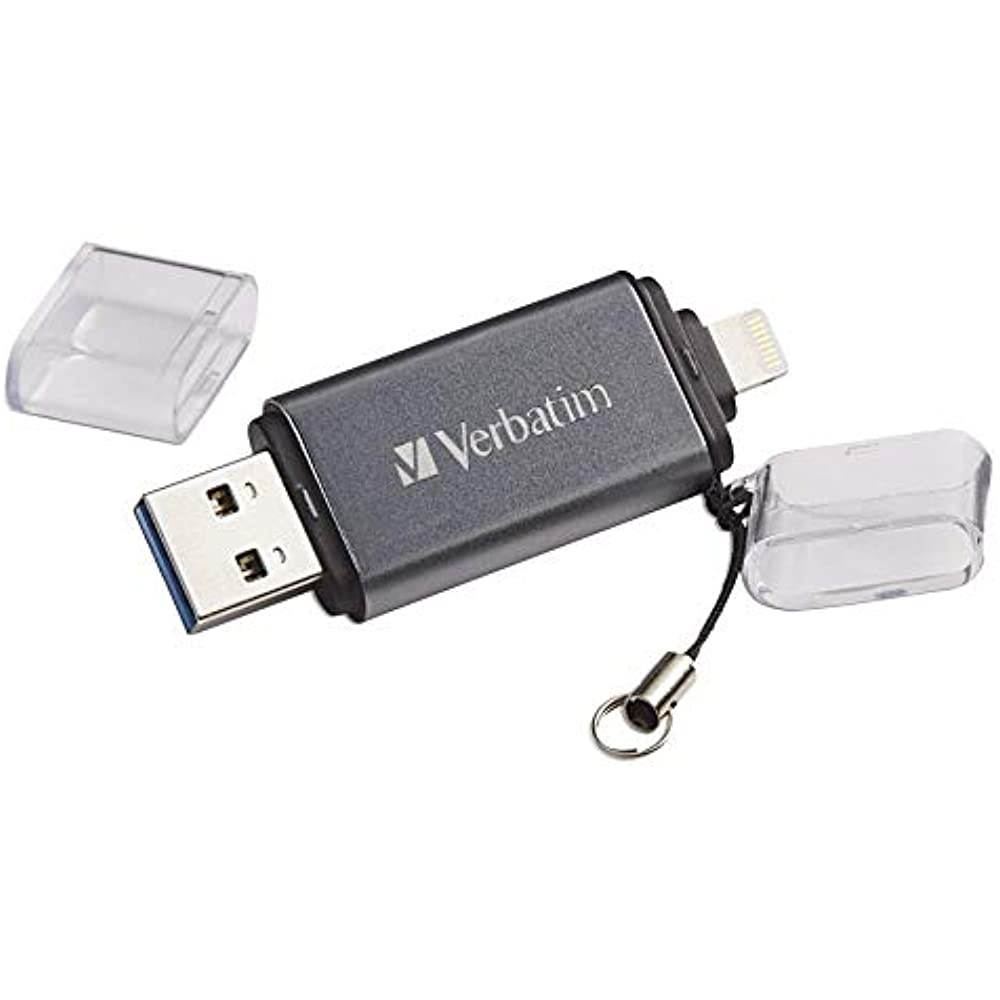 VERBATIM CORPORATION 49304 16GB ISTORENGO DUAL FLASH DRIVE