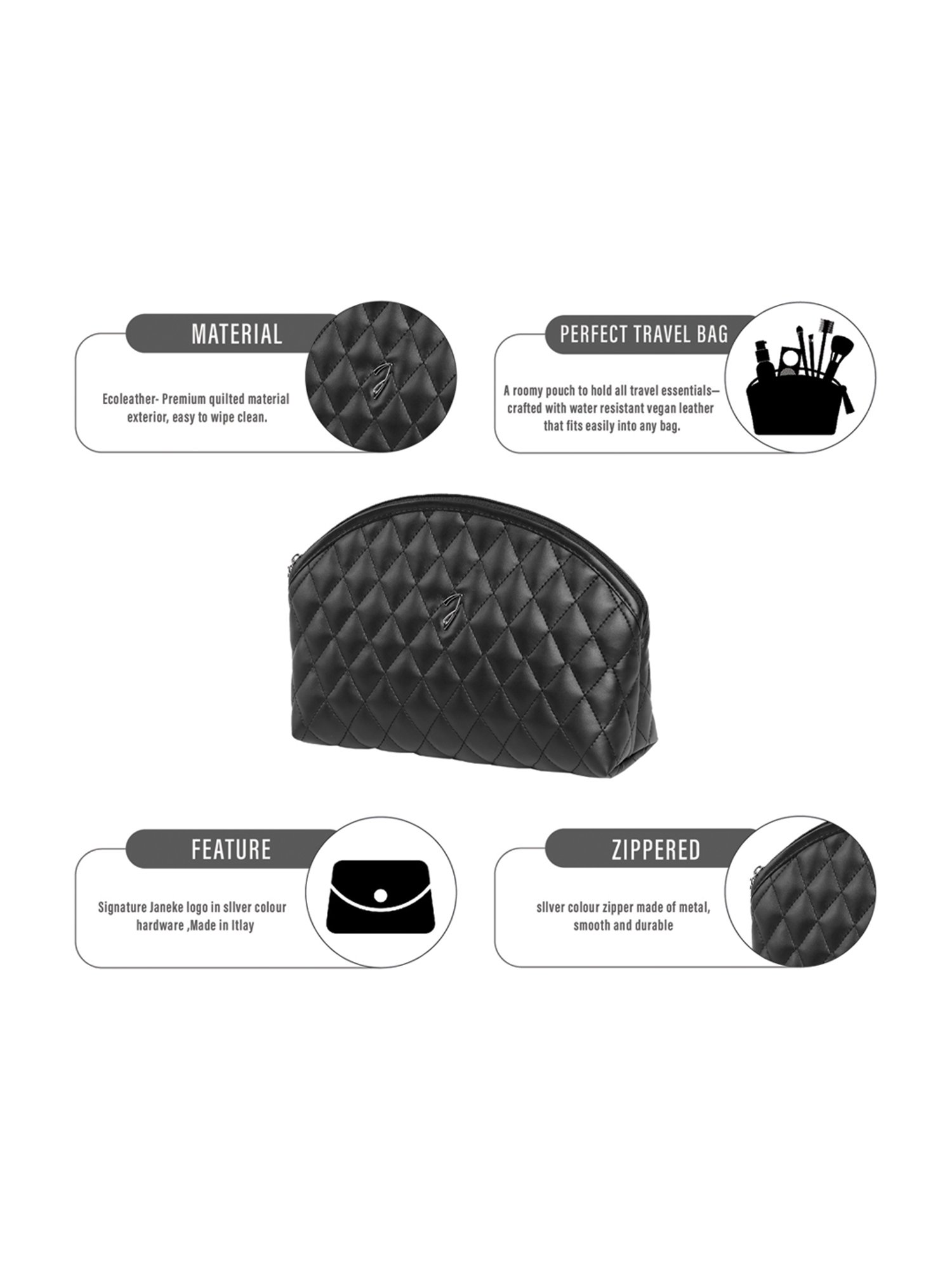 Colorbar Safari Small Flat Multicolored Pouch