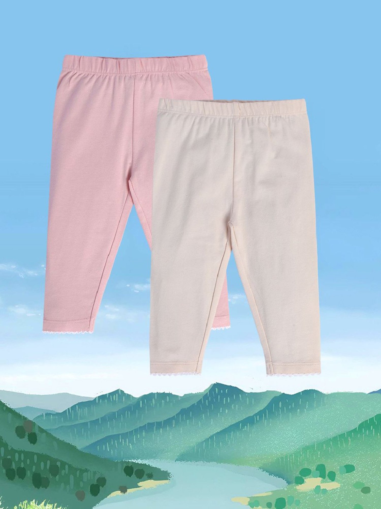 Mothercare Kids Blue Embroidered Jeggings