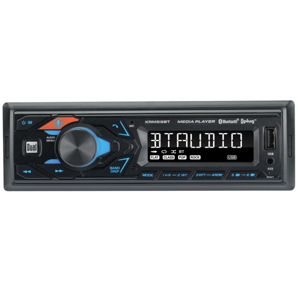 Single-DIN In-Dash All-Digital Media Receiver with Bluetooth(R)
