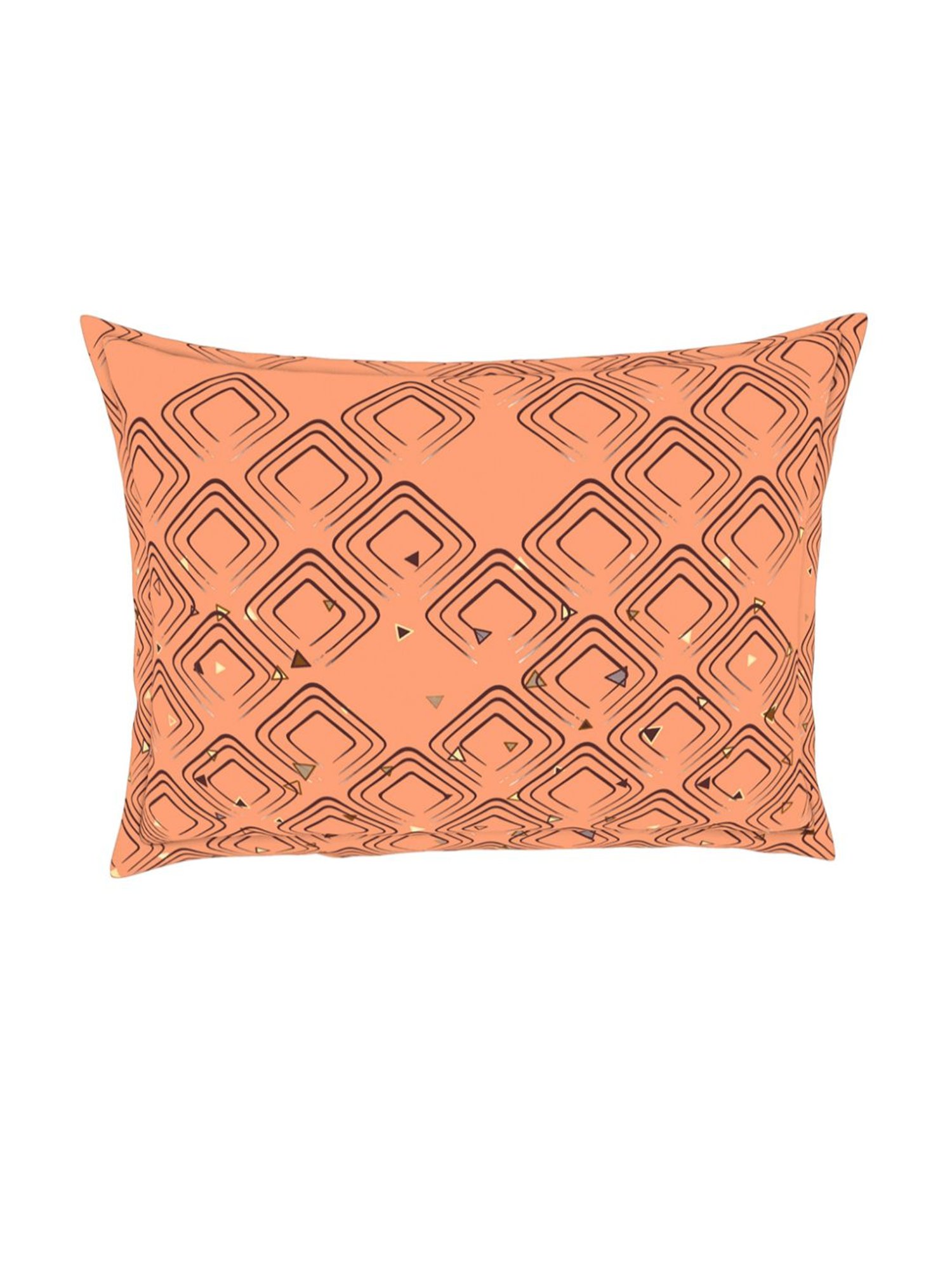 Spaces Pink 144 TC Cotton Printed Single Bed Sheet with 1 Pillow Covers