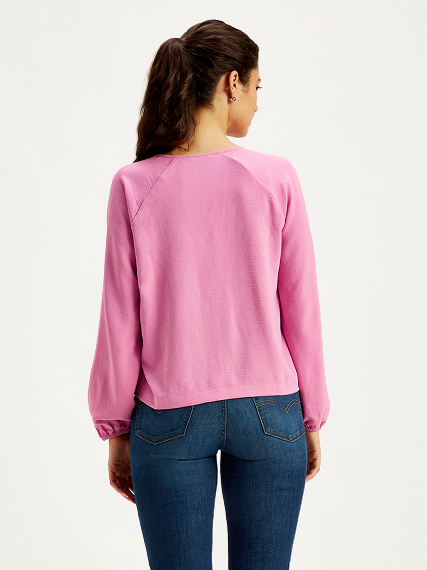 Levi's Pink Textured Top
