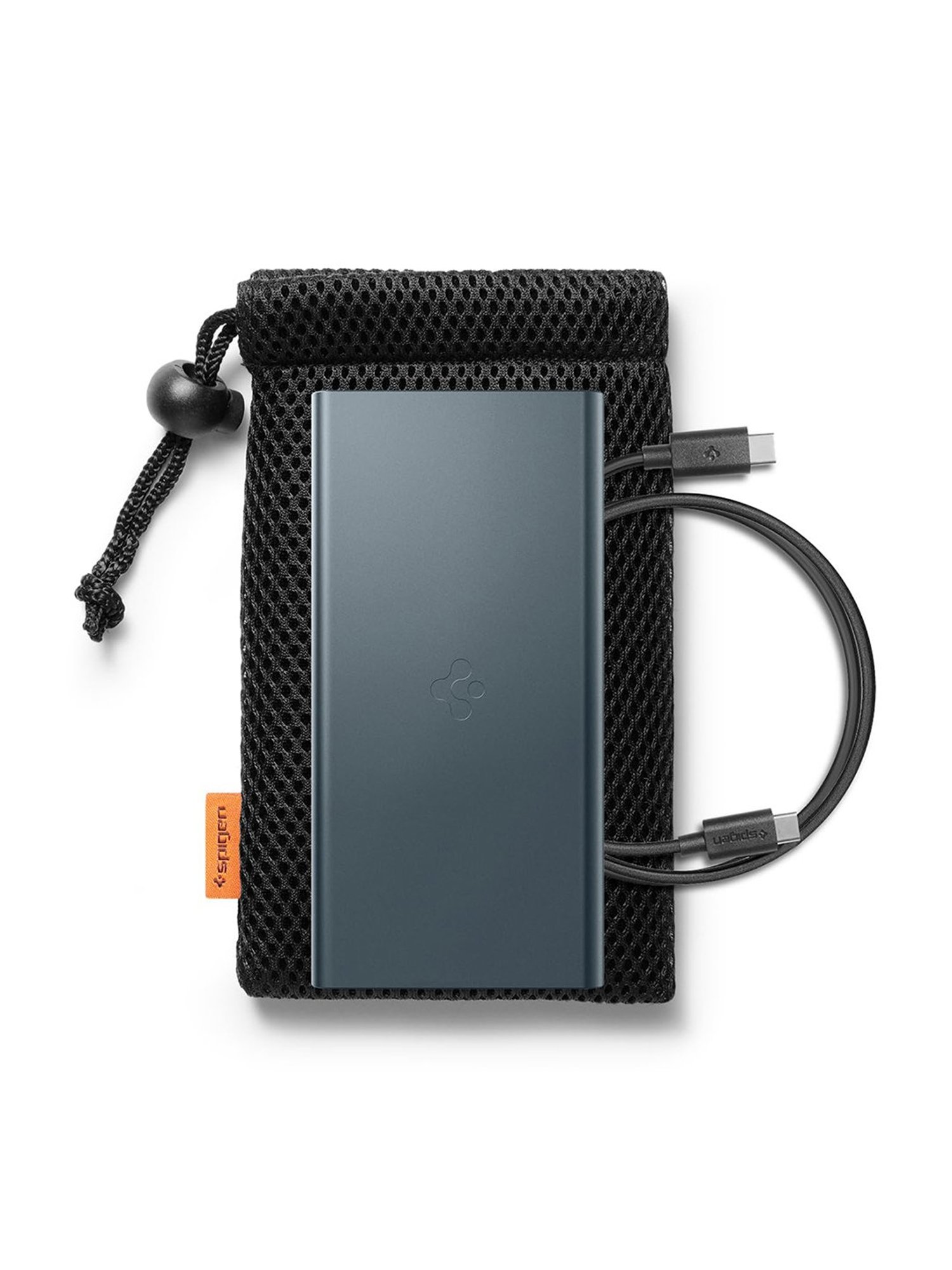 Spigen Durable Alloy Power Bank 10000mAh, 22.5W Fast Charging Power Bank (Navy Blue)