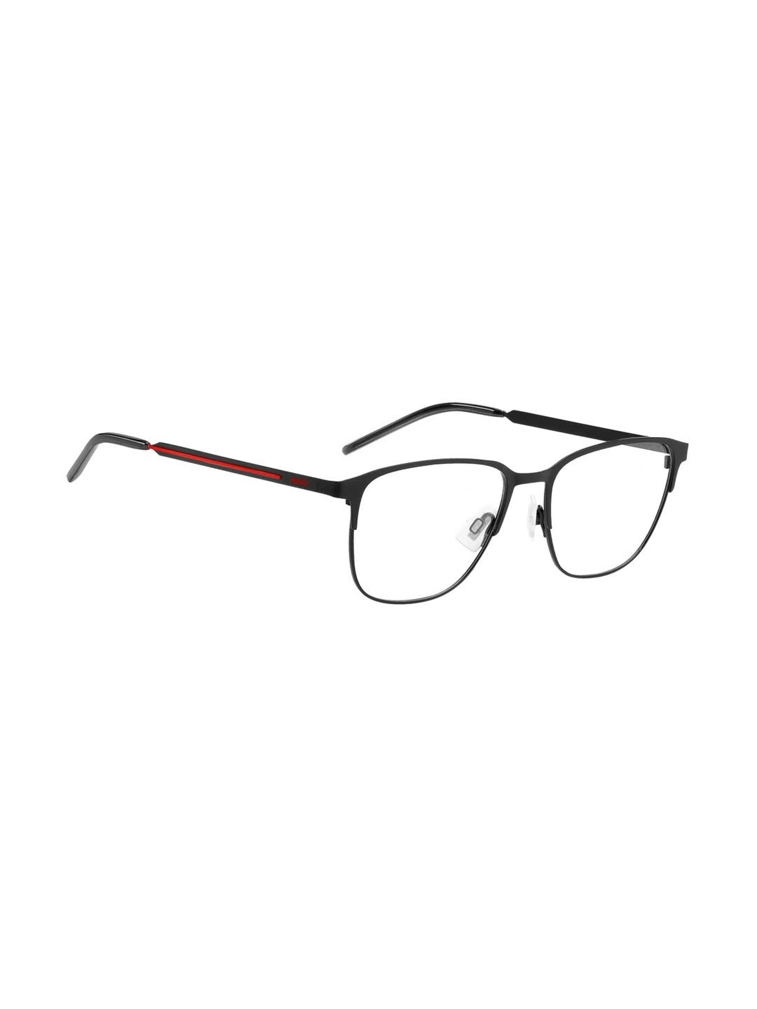 HUGO Black Square Eye Frames for Men