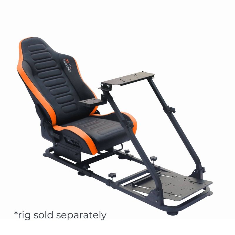 Racing Drift 2.1 Racing Seat with Sound Black/Orange - X Rocker