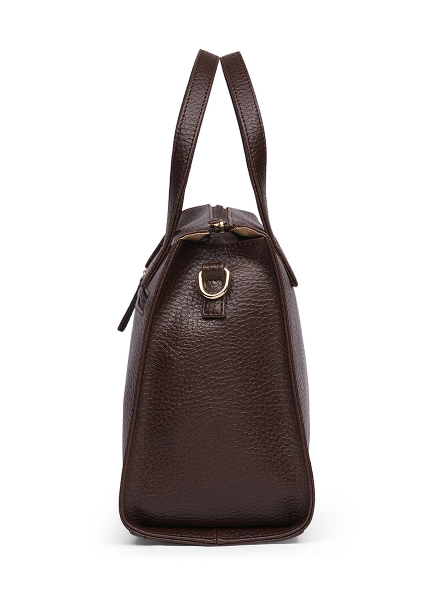 Glo By Globus Brown Textured Small Cross Body Bag