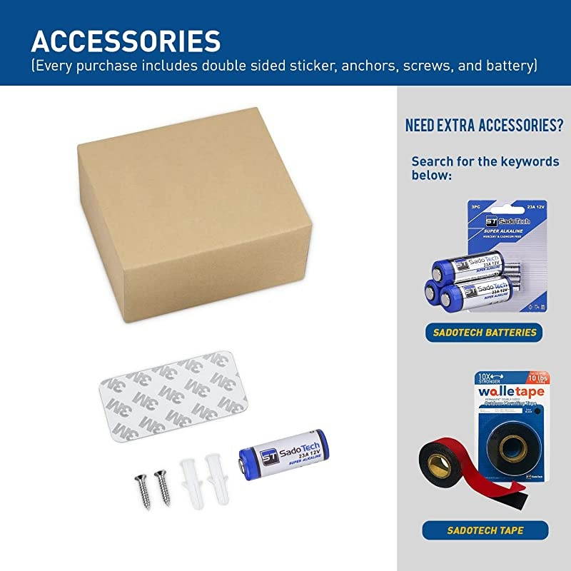 Extra Add-On Plugin Receiver for the Expandable Wireless Multi-Unit Long Range Doorbell Chime Alert System, Model LR, Scratch Resistant Matte Black