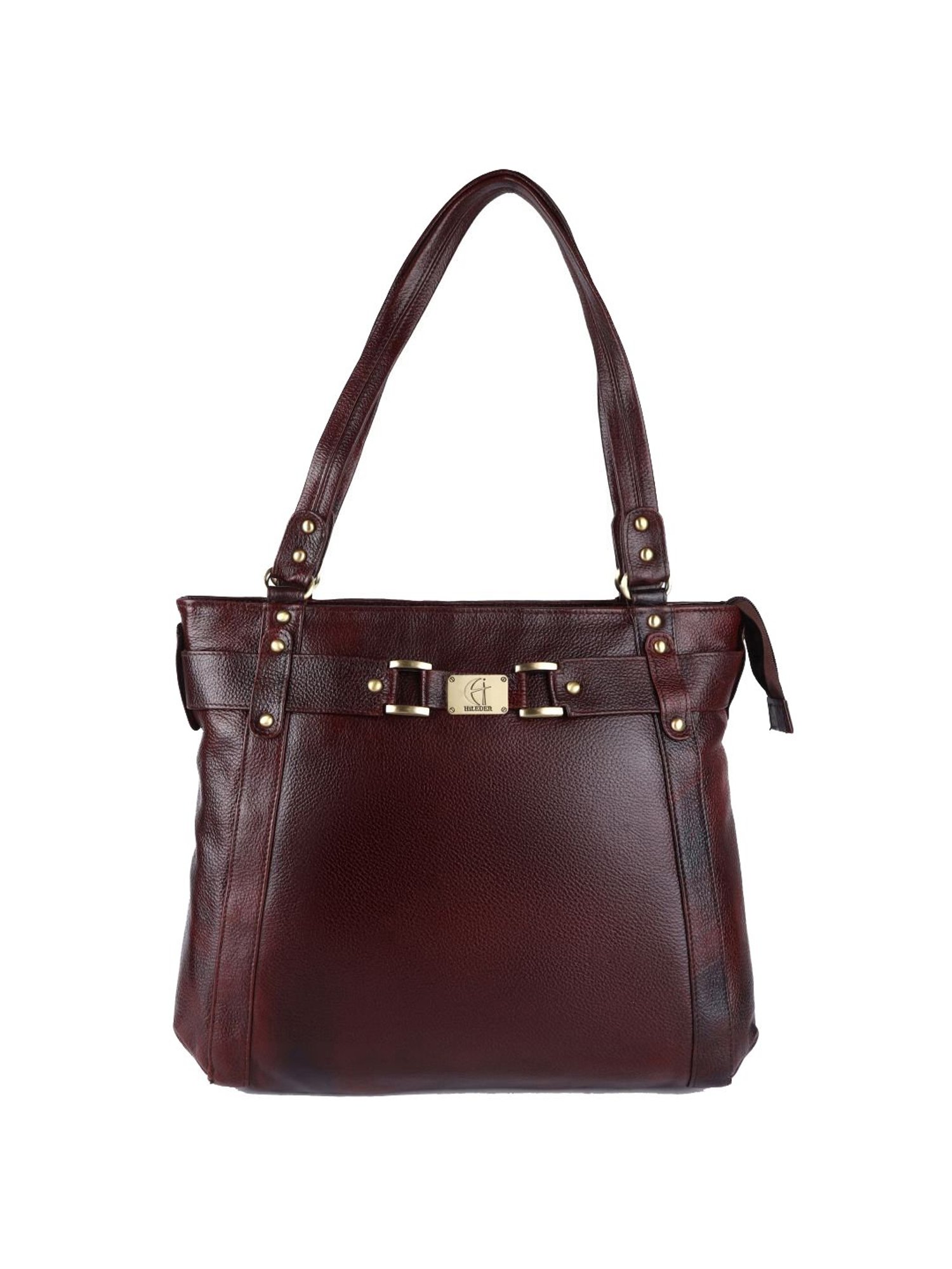 HiLEDER Brown Solid Medium Shoulder Bag