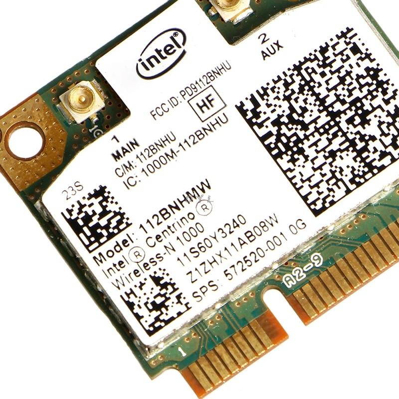 Intel Centrino Wireless-N 1000 802.11 b/g/n 112BNHMW Half PCI-E Mini Wifi Card