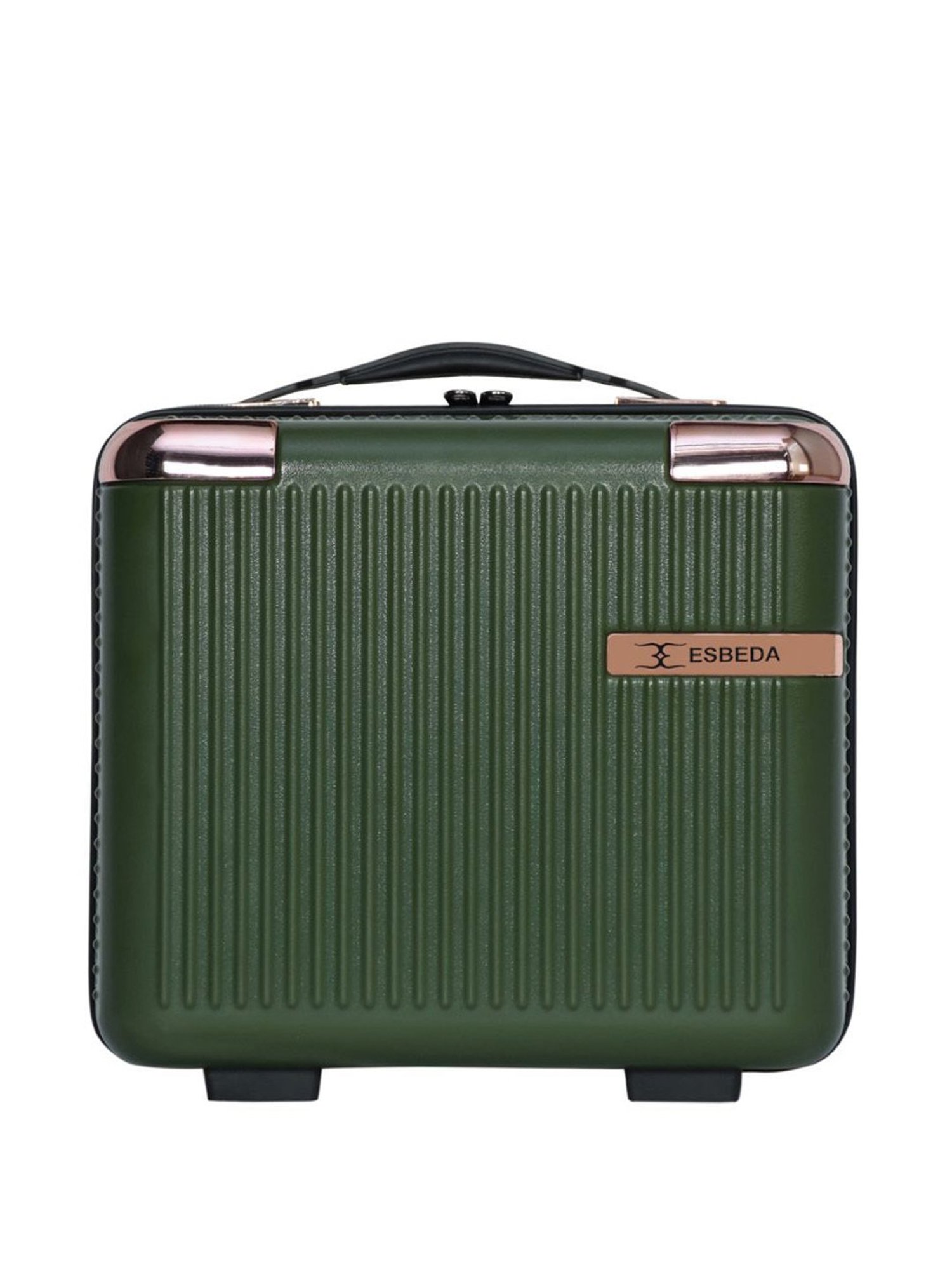Esbeda Olive ABS Textured Vanity Bag