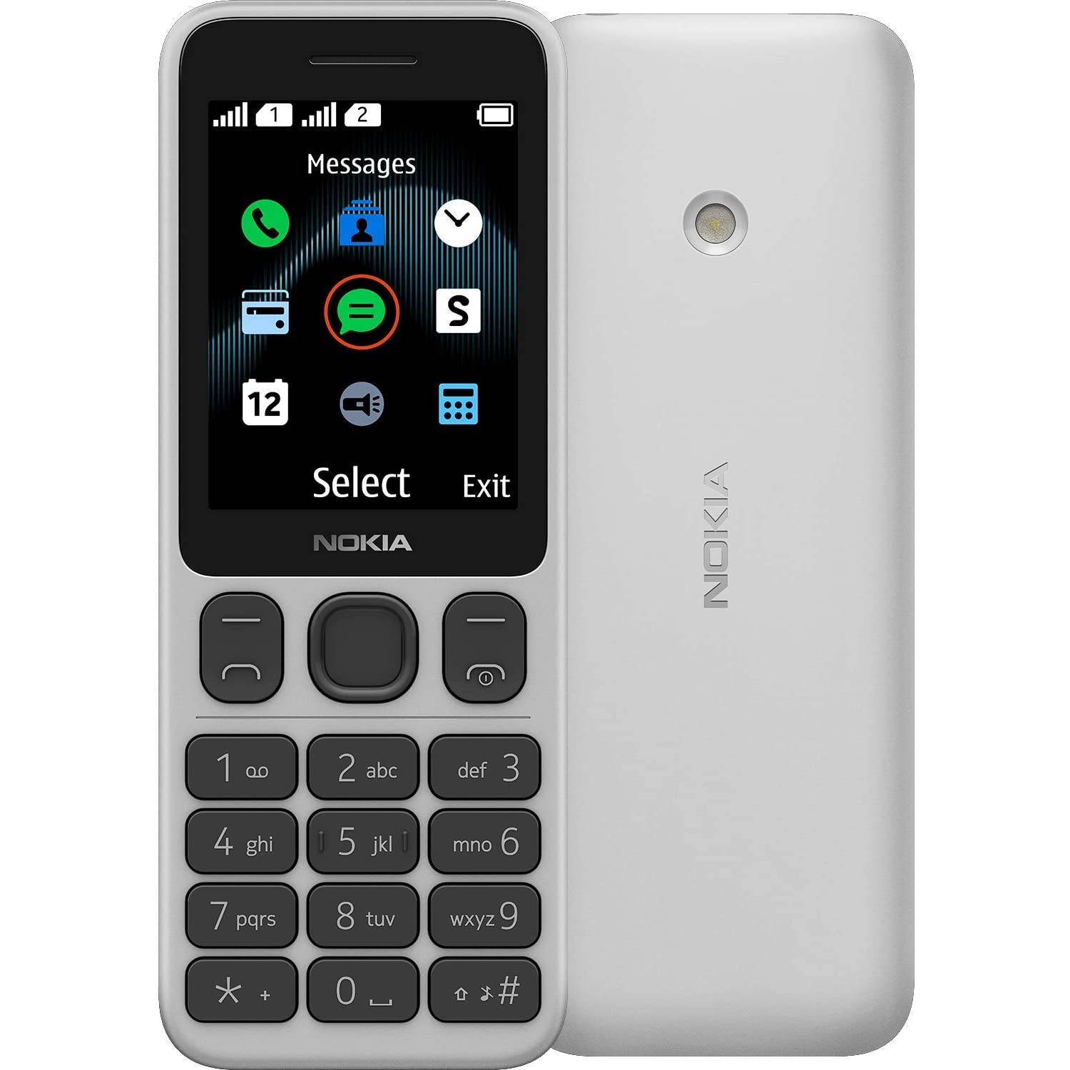 Nokia 125 Dual-SIM 4MB (GSM Only | No CDMA) Factory Unlocked 2G GSM Cell-Phone (Black) - International Version