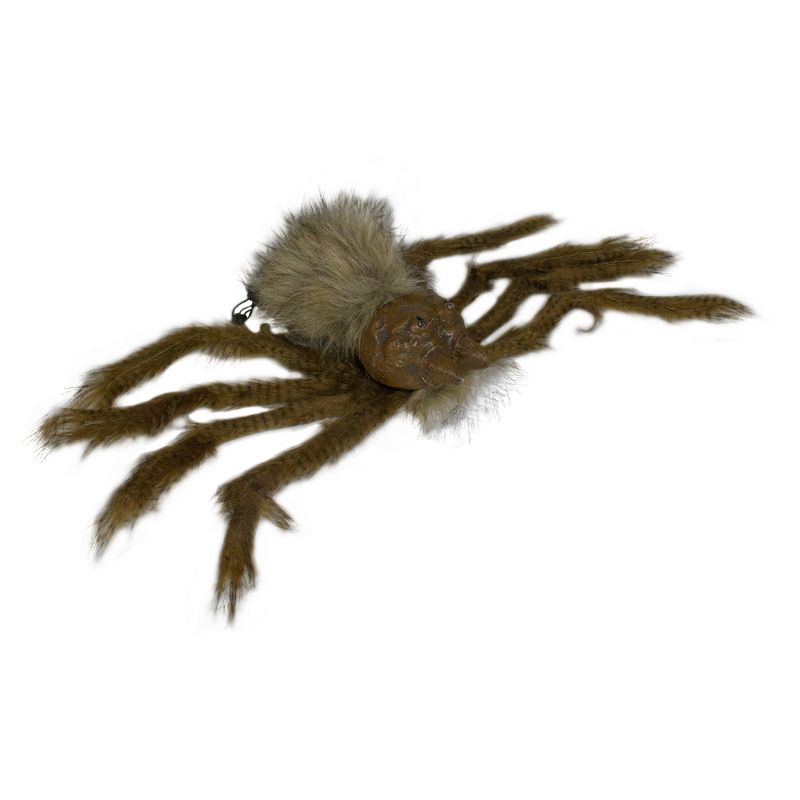 Northlight 24" Brown Floating Spider with LED Eyes Halloween Decoration