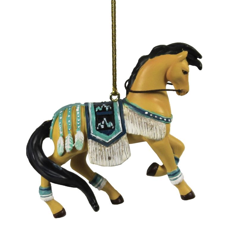 Trail Of Painted Ponies 2.25" Turquoise Princess Ornament Christmas  -  Tree Ornaments