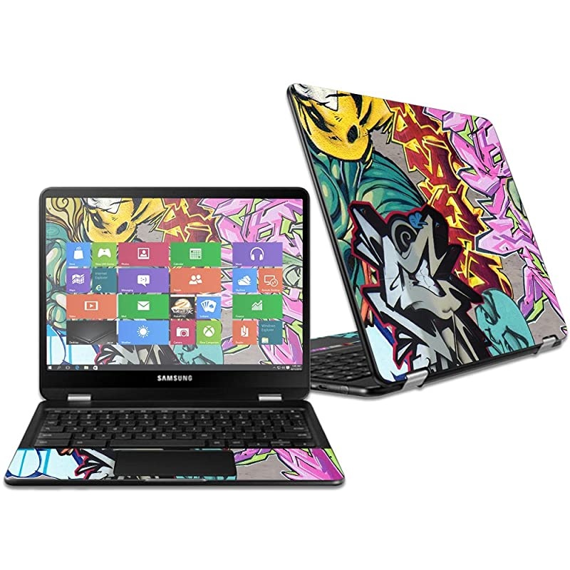 Skin Compatible with Samsung Chromebook Pro 12.3" - Graffiti Wild Styles | Protective, Durable, and Unique Vinyl wrap Cover | Easy to Apply, Remove, and Change Styles | Made in The USA