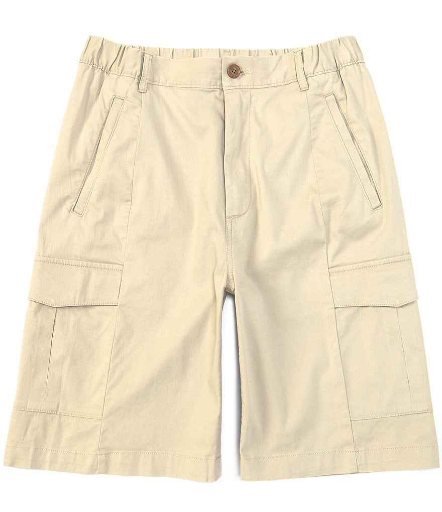Caribbean Stretch 10#double; Inseam Cargo Shorts