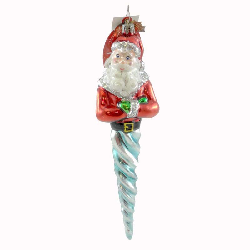 Christopher Radko St Nickcicle Ornament Santa Christmas  -  Tree Ornaments