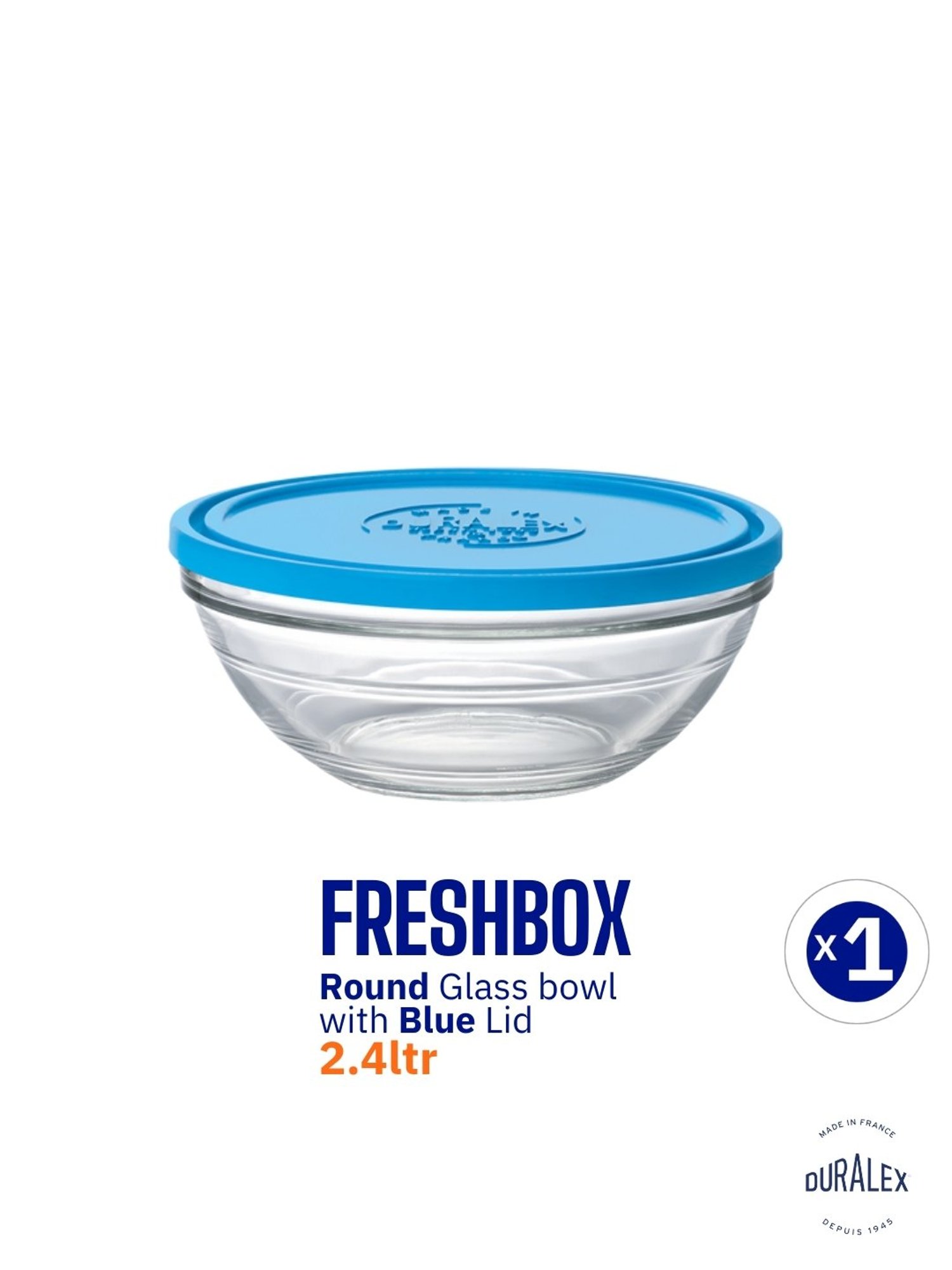 @home Nilkamal Black Polypropylene Snack Bowl With Lid (0.46 L)