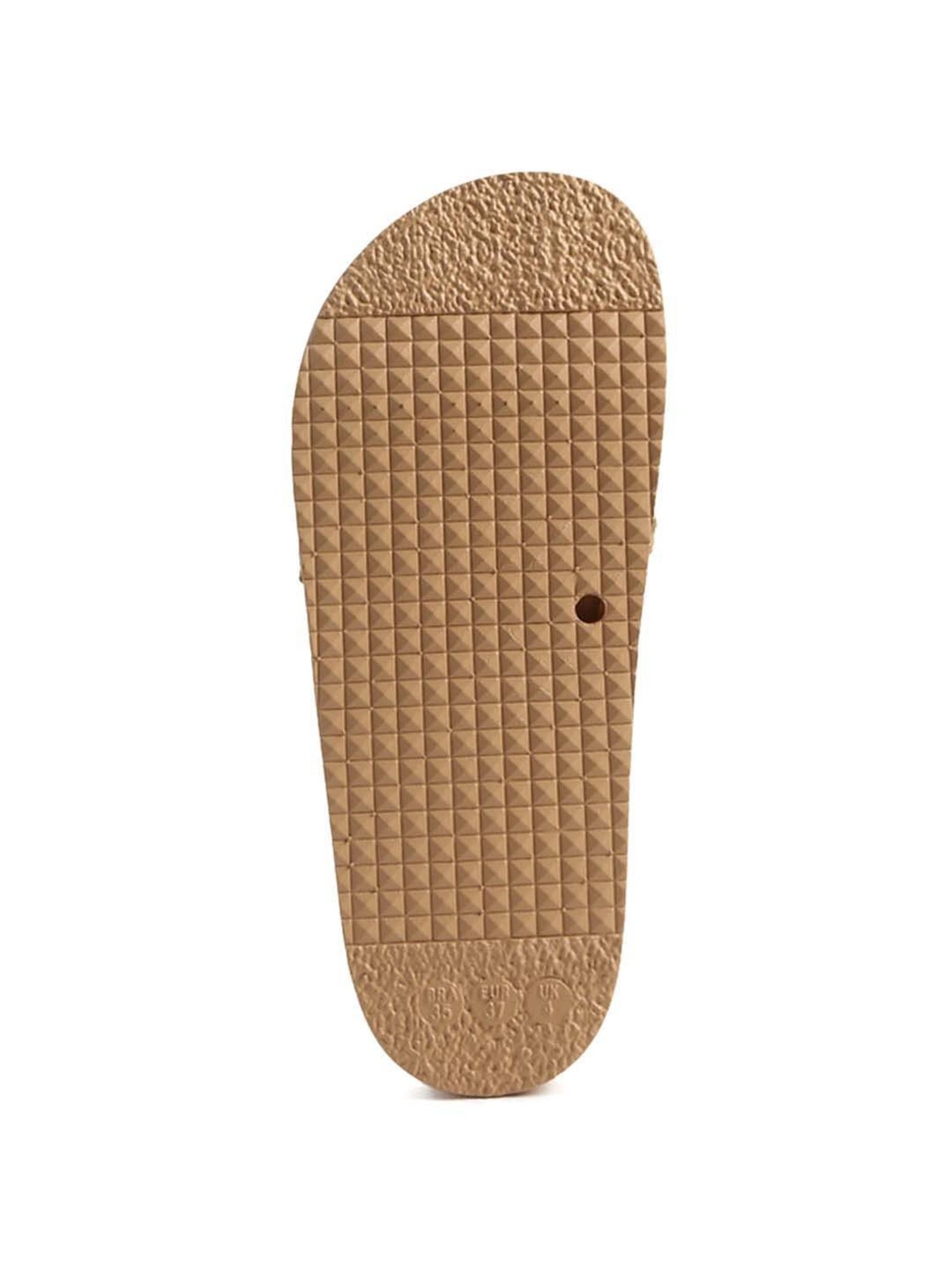 London Rag Women's Bling Chain Strap Beige Casual Sandals