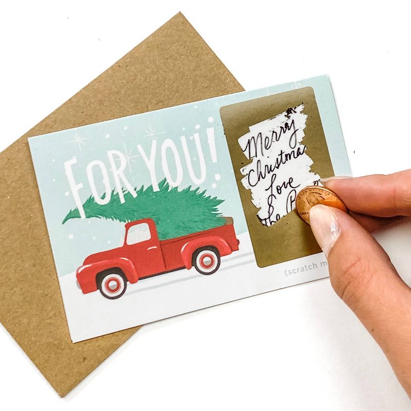 Assorted Trunk Scratch Off Mini Note Cards