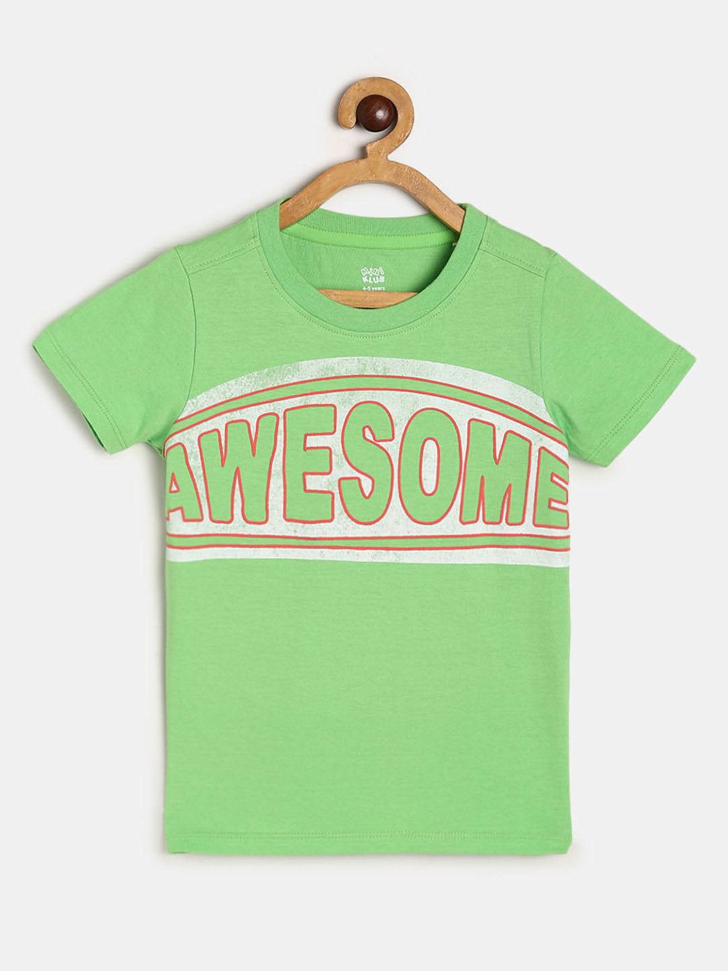 MINIKLUB Kids Green Printed T-Shirt