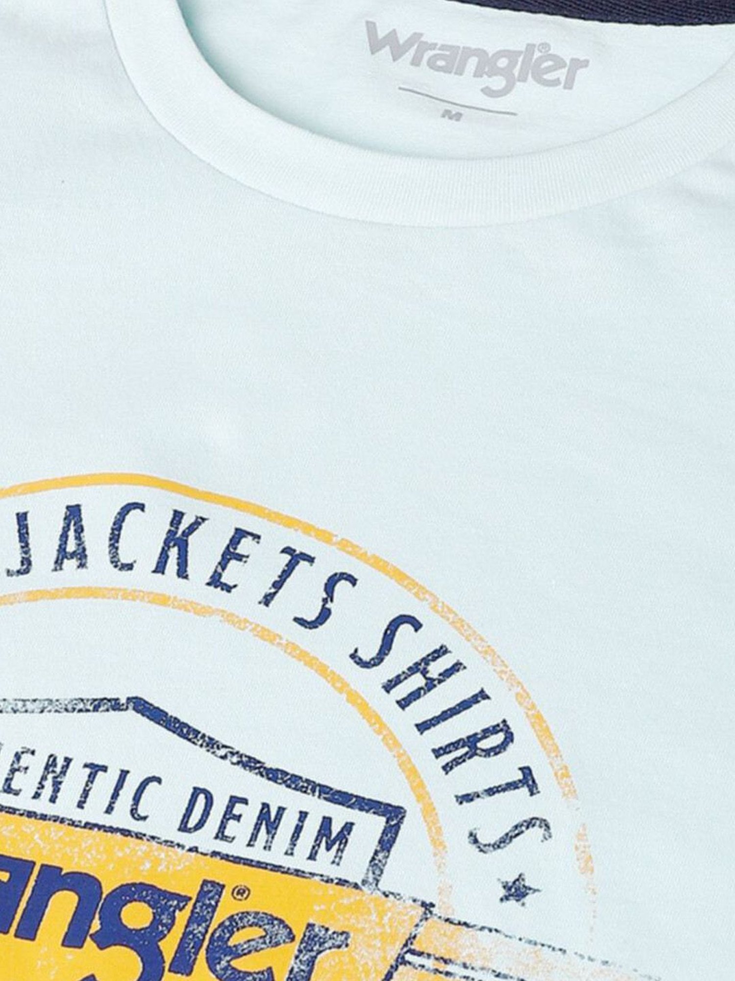 Wrangler Icy Morn Cotton Regular Fit Printed T-Shirt