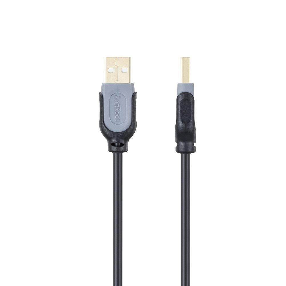 USB to USB Cable, Antkeet 30ft USB 2.0 Type A to A 24/28AWG Cable Cord Data Transfer for Hard Drive Enclosures, Printers, Modems, Cameras,etc.