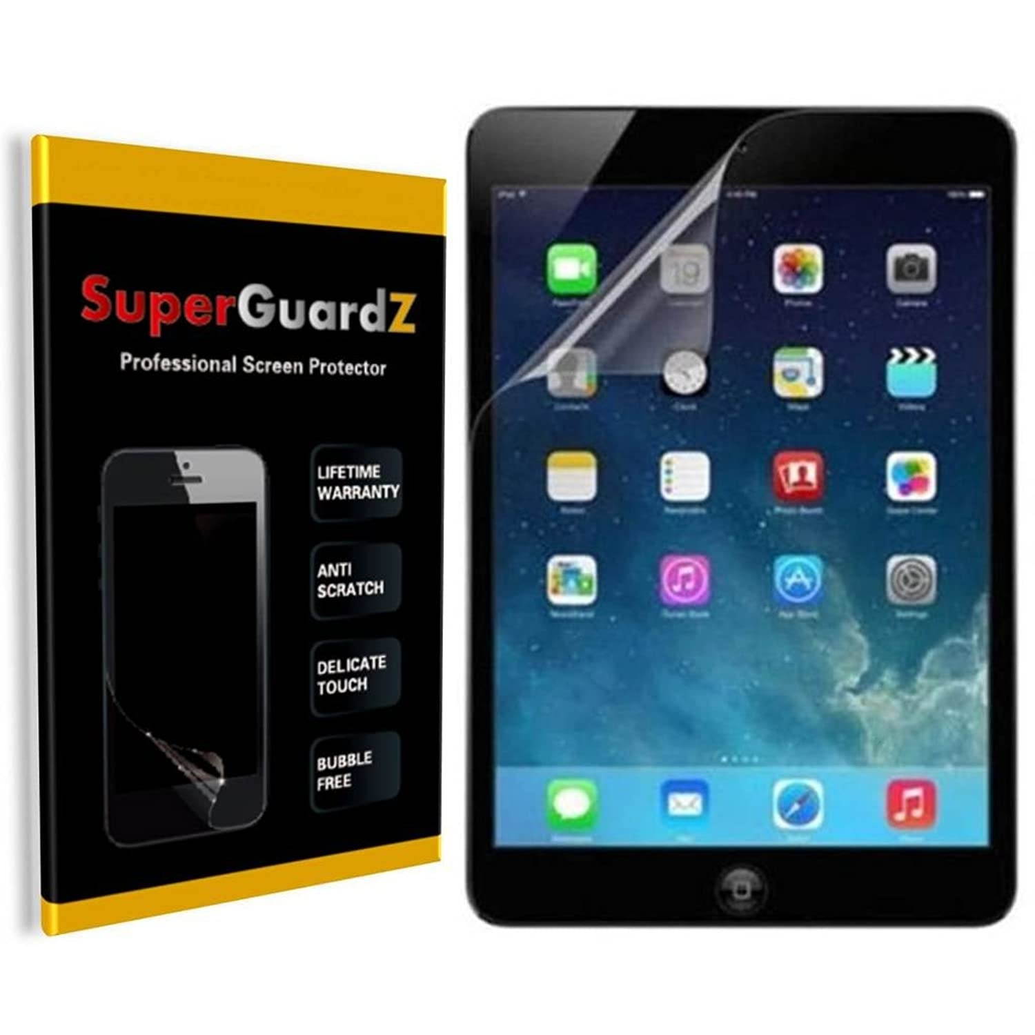 SuperGuardZ [3-Pack] for iPad Mini 4 Screen Protector, Ultra Clear, Anti-Scratch, Anti-Bubble