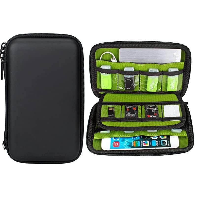 Digital Gadget Case Waterproof Memory Card CaseDesigned For External Hard DriveUSB Flash DrivesPower Banks Best for Traveling