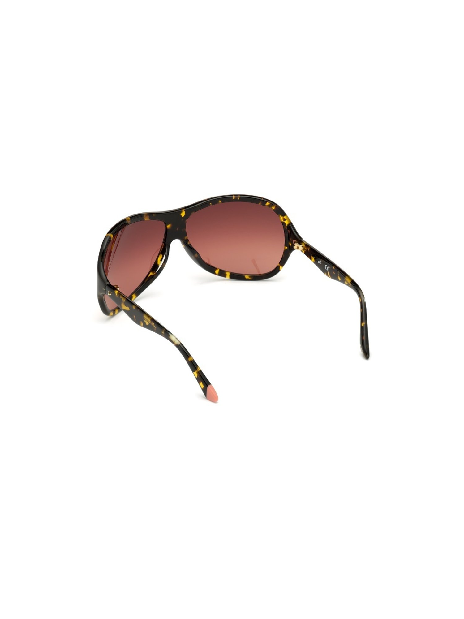 WEB EYEWEAR Brown Oversize Irregular Sunglasses for Women