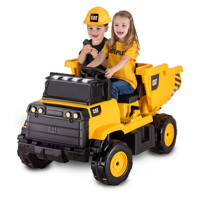 Kid Trax 12V CAT Mining Dumptruck Powered Ride-On - Yellow
