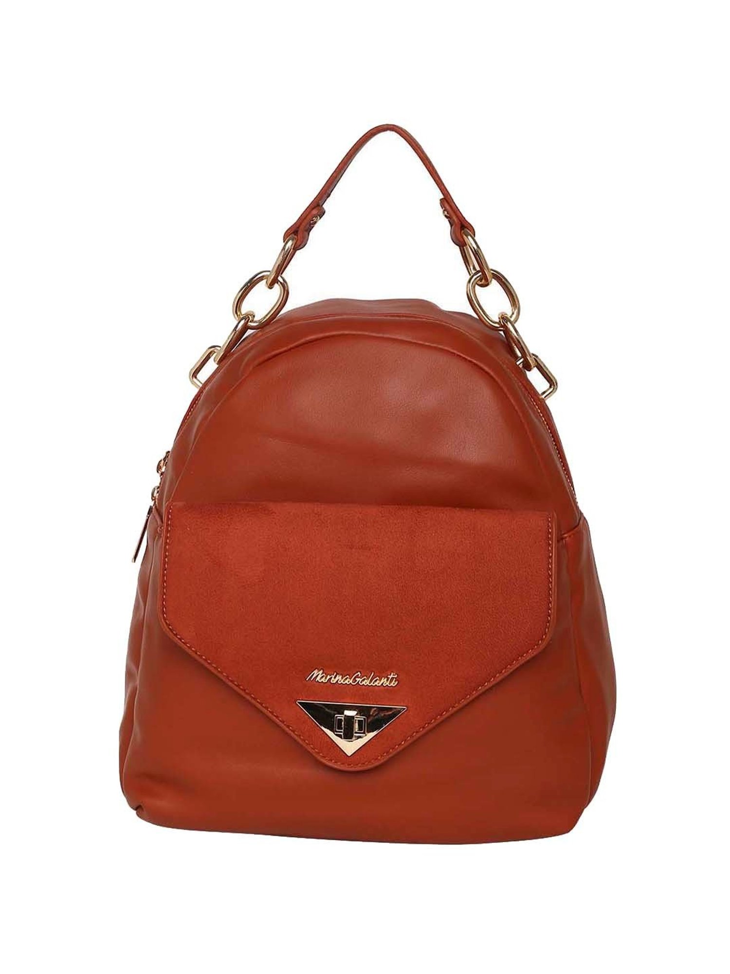 Marina Galanti Orange Medium Backpack