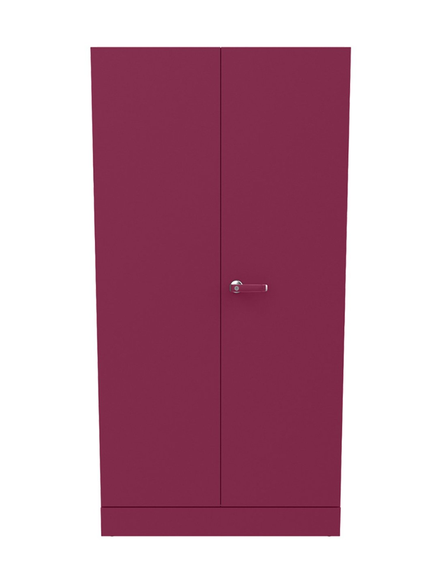Godrej Interio Auraline  Women Basic 2-Door Almirah, Textured Berry (1-Year Warranty, 1 Drawer)