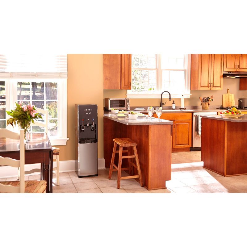 Primo Bottom Loading Water Dispenser with Single-Serve Brewing - Black