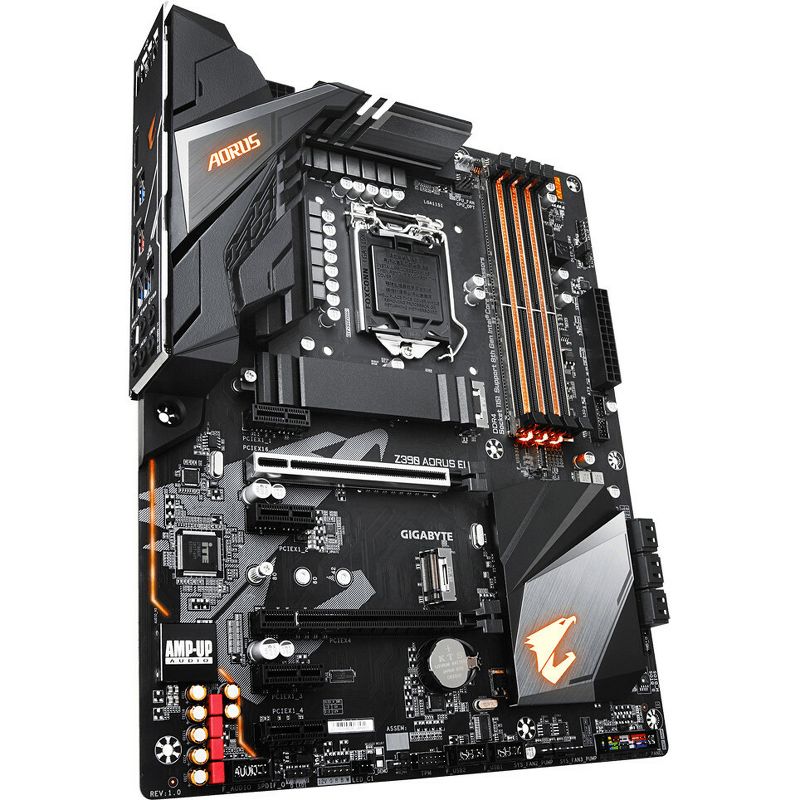 Aorus Ultra Durable Z390 AORUS ELITE Desktop Motherboard - Intel Chipset - Socket H4 LGA-1151 - 64 GB DDR4 SDRAM Maximum RAM - UDIMM, DIMM