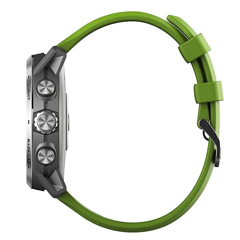 APEX Pro Premium Multisport GPS Watch with Heart Rate and Pulse Ox Monitor, 40h Full GPS Battery, 24/7 Heart Rate Monitoring, Sapphire Glass, Touch Screen, Barometer (Silver)