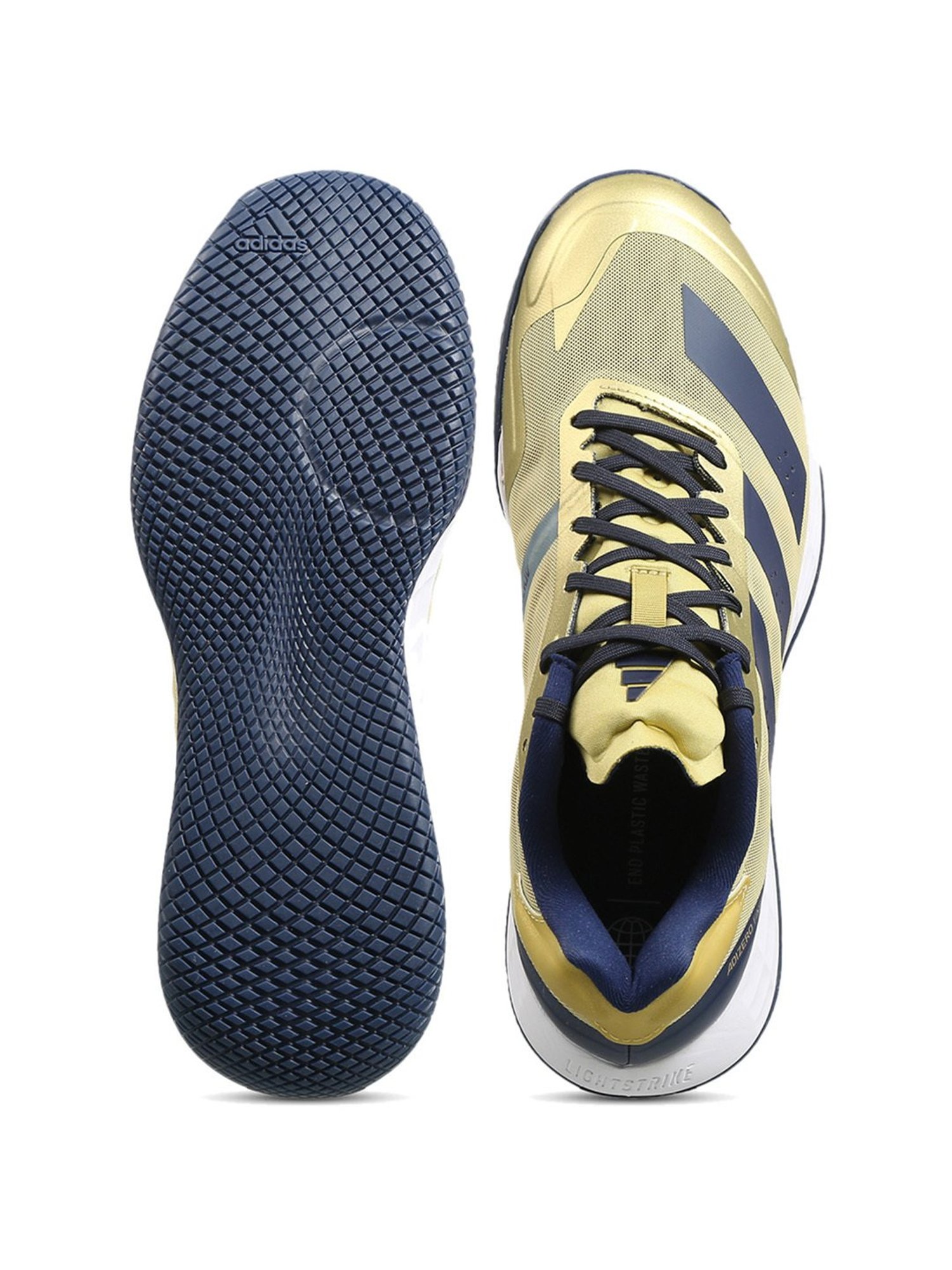 Adidas Men's ADIZERO Fastcourt M Gold Indoor Court Shoes