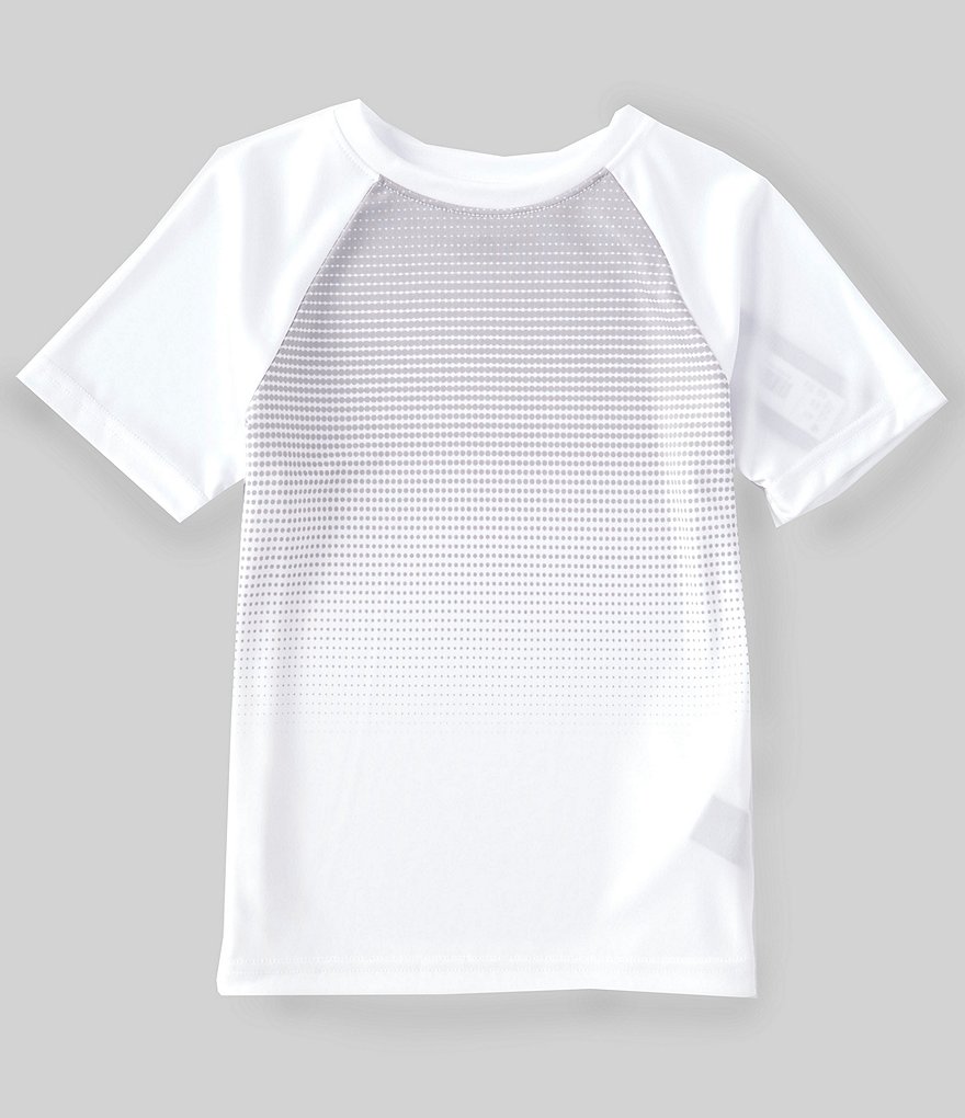 Nike Little Boys 2T-7 Short-Sleeve Swoosh AOP Block Logo Tee