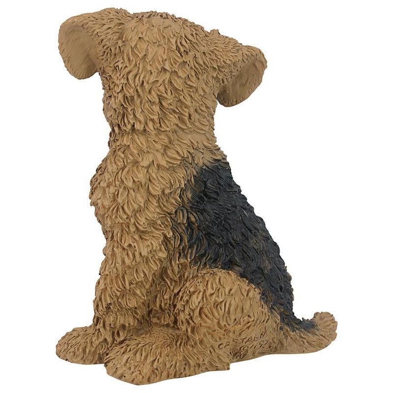 Design Toscano Airedale Puppy Dog Statue