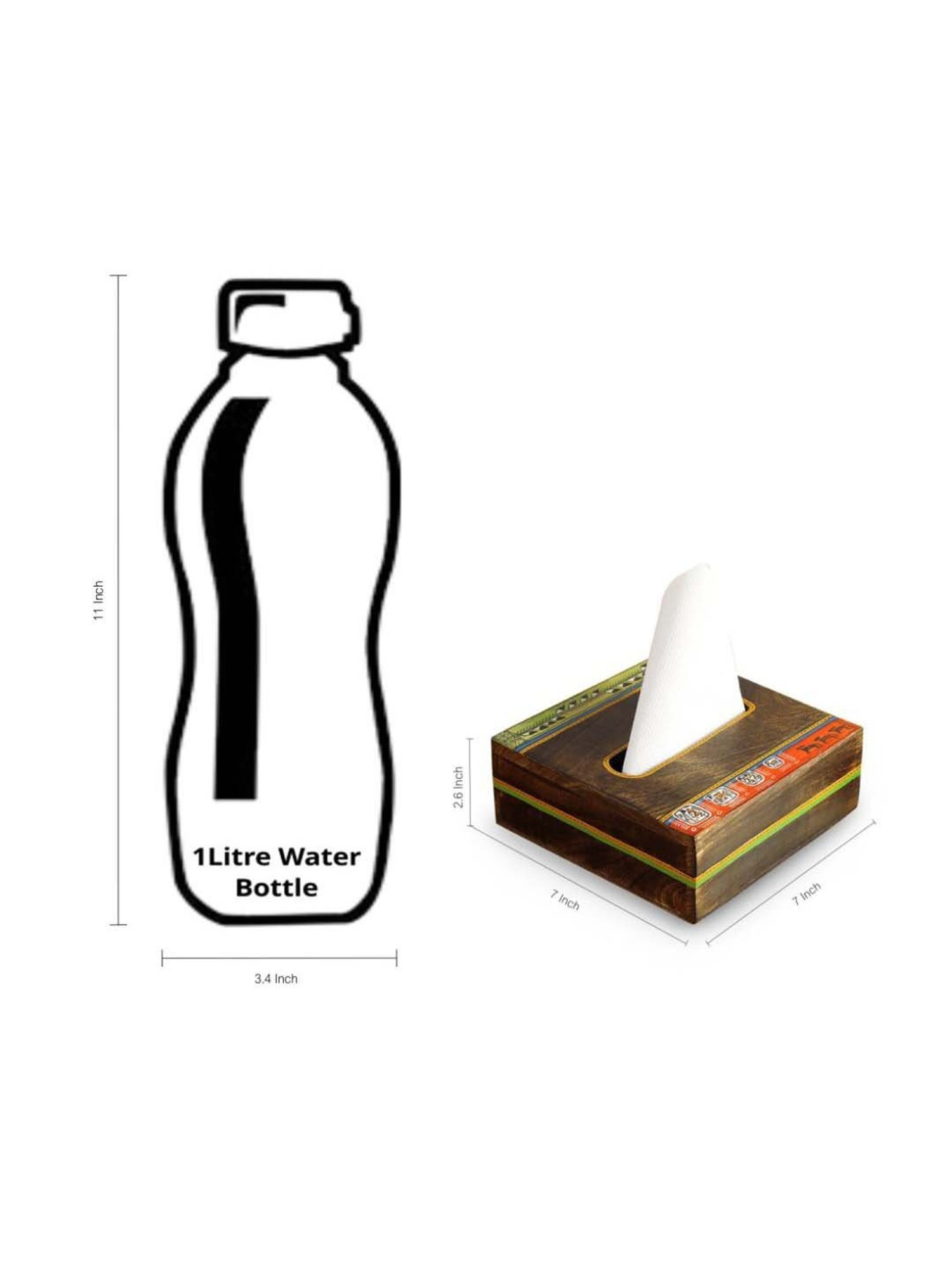 20" White Napkin with Red and Green Tassels Set of 4 pc White - SARO Lifestyle