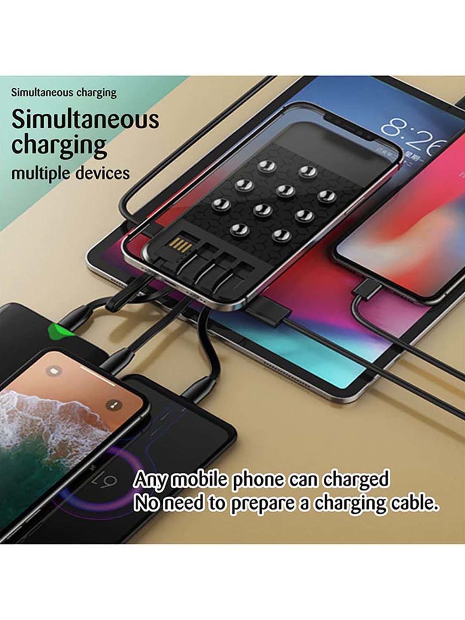 3 USB RAPID Battery Home Wall AC Charger 1.5A for  iPhone SE 6 6S 7 7S Plus