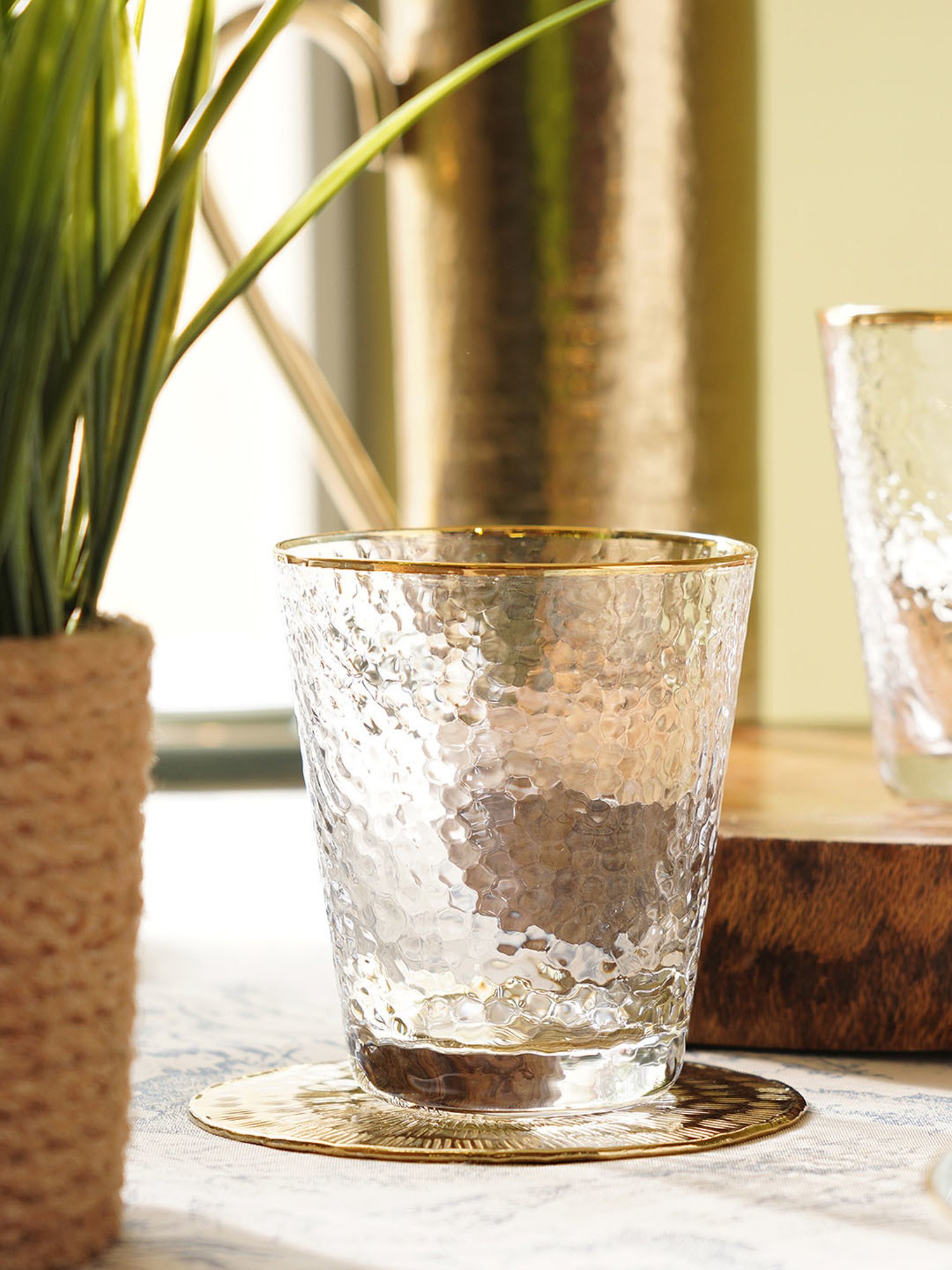 Pure Home and Living Transparent Glass Tumblers