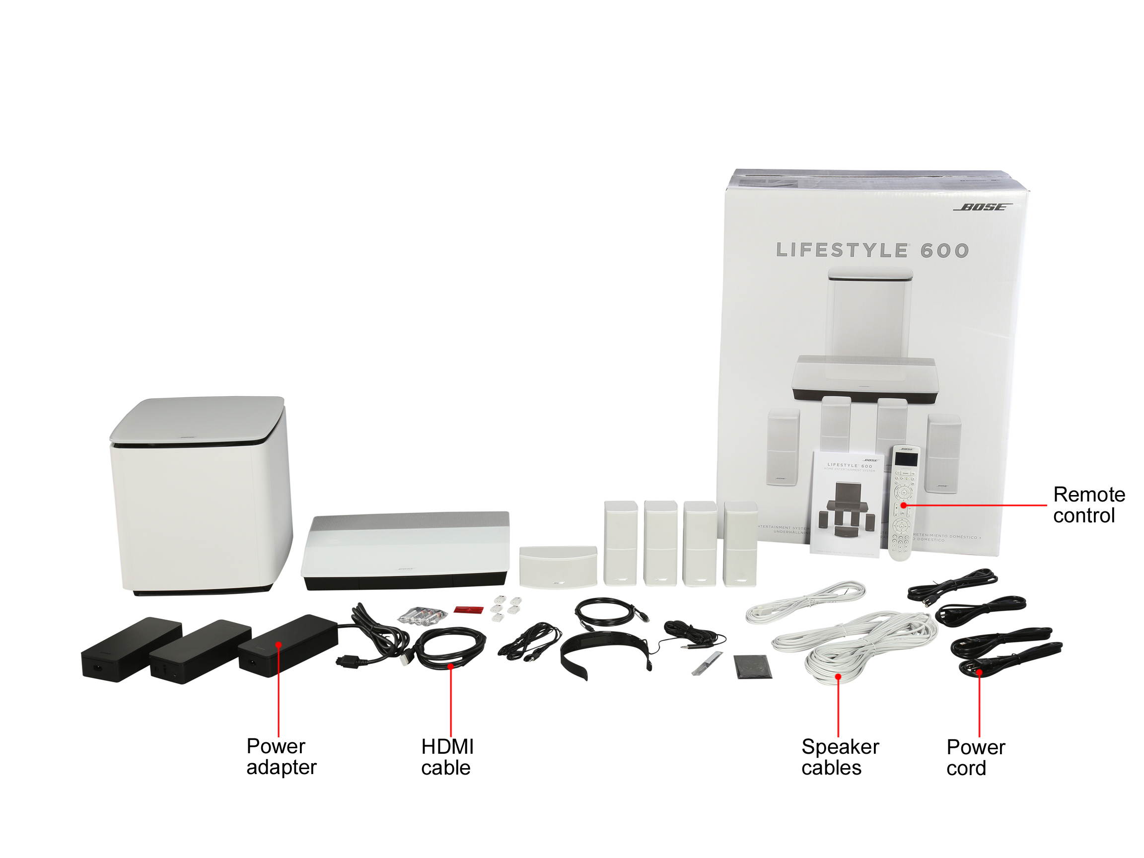 Bose Lifestyle 600 Home Entertainment System Black