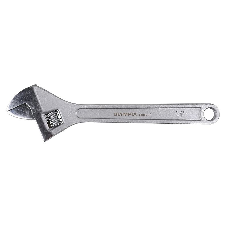 Olympia Tools 01-024 Professional Grade Durable Tempered Steel 24 Inch Wrench with Adjustable Jaws and Powerful Grip