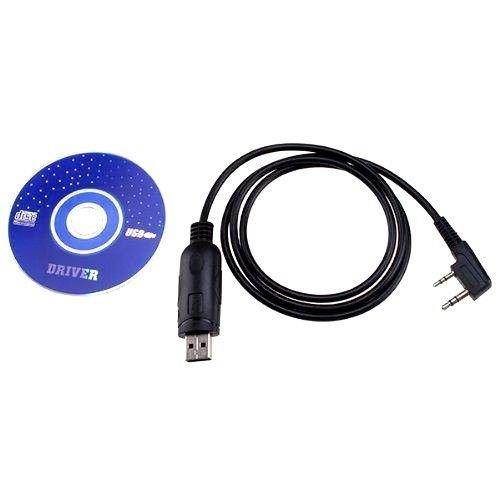 Compatible USB Programming Cable for Baofeng Two way Radio UV-5R, BF-888S,BF-F8+ With Driver CD
