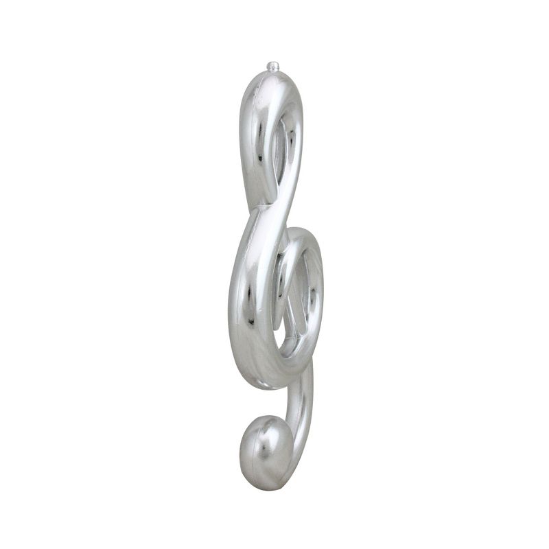 Mark Roberts Products 12.25" Musical Treble Clef Christmas Ornament - Shiny Silver