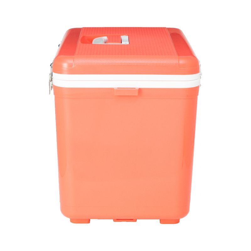 Engel 19 UC19CR Quart 32 Can Leak Proof Odor Resistant Insulated Cooler Drybox with Integrated Shoulder Strap, Coral